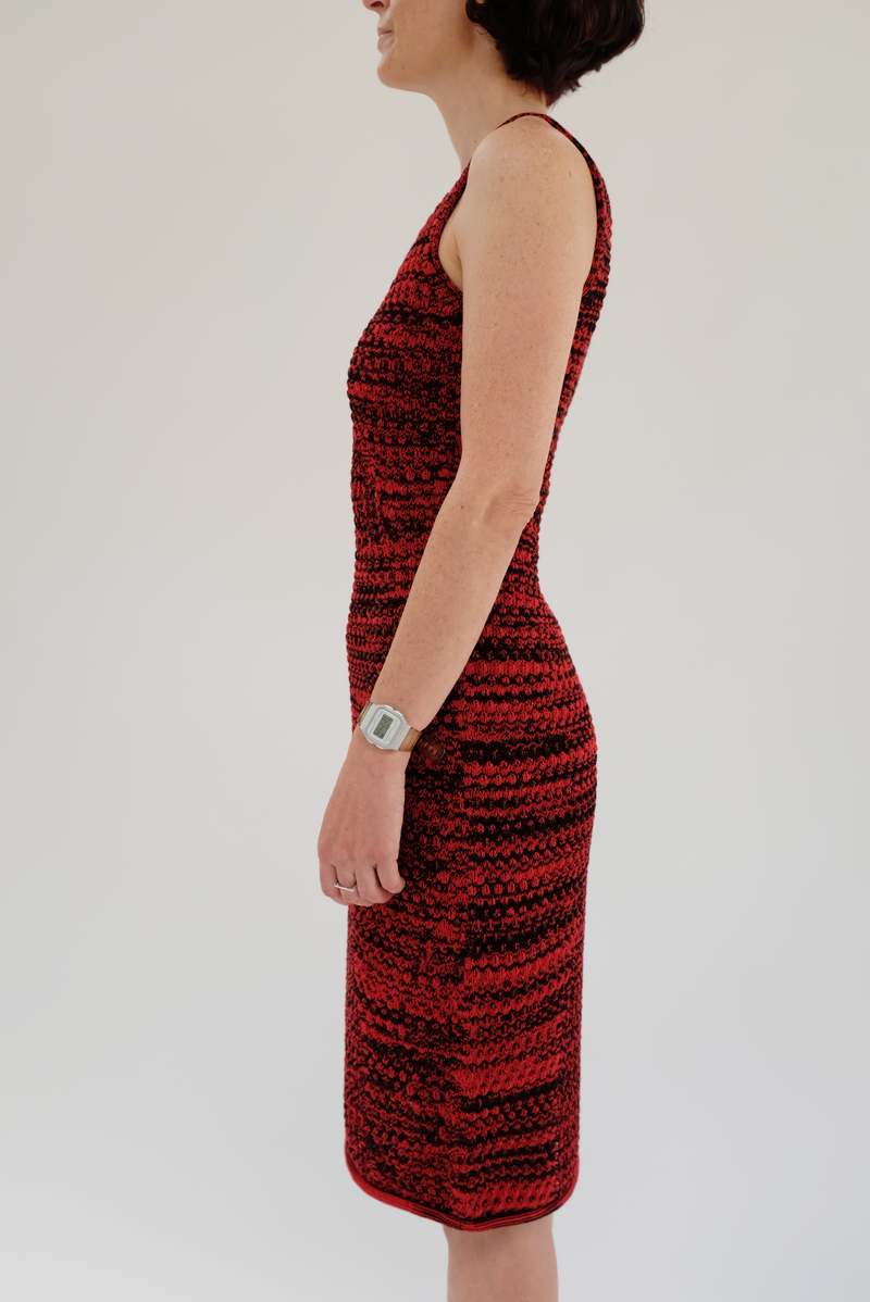 Beklina Haptic Tank Dress - Roja