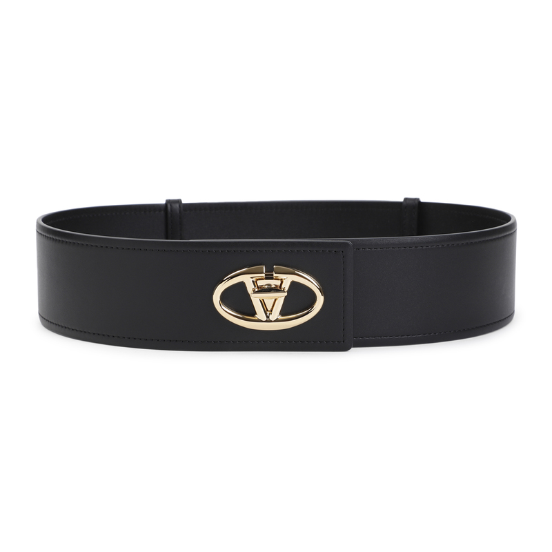 ベルト VALENTINO GARAVANI Vlogo leather belt Nero Valentino Garavani VLogo Buckle Belt in Selleria & Nero | FWRD