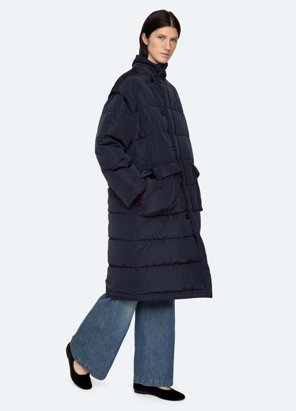 【Sea NEW YORK】Estelle Satin Windbreaker Puffer Coat Sea Estelle Satin Windbreaker Puffer Coat | Shopbop