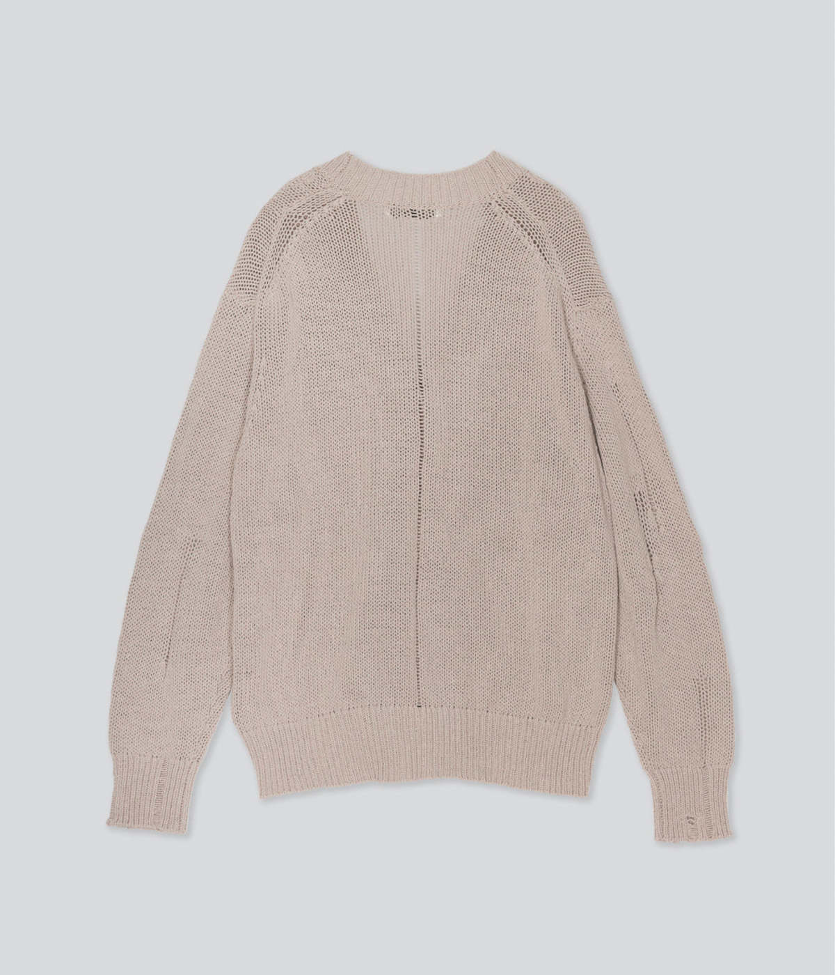 SAYAKA DAVIS NEW YORK Drop Stitch Cardigan - Light Taupe | Garmentory