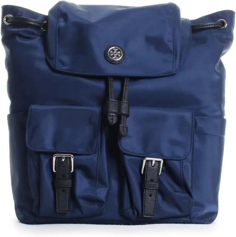 Tory Burch Virginia Nylon Flap Backpack - Royal Navy  display picture 1