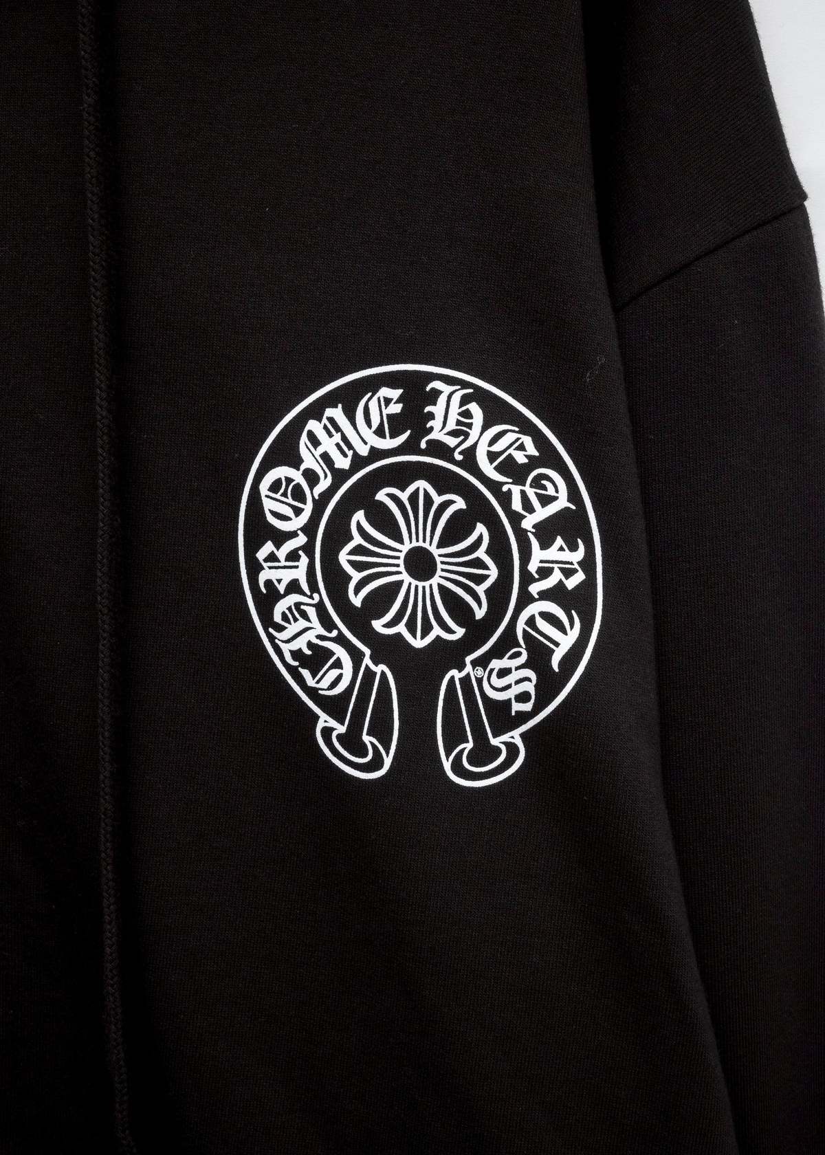 トップス Chrome Hearts Chrome Hearts Chrome Hearts Horseshoe Floral Cross-Sleeve