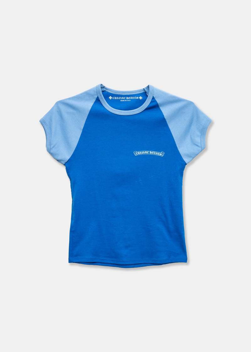 2025年新作 Tee Baseball Scroll Hearts Chrome - Garmentory | Blue Tone Two トップス