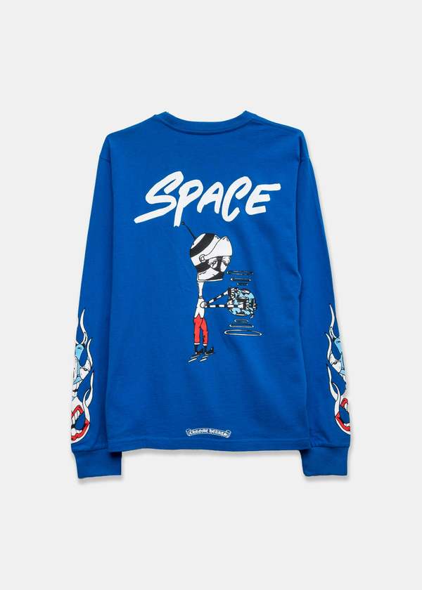 chrome hearts CH x Matty Boy Space Blue Long Sleeve - Blue