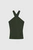 Anine Bing Brea Top - Dark Olive - Thumbnail 3