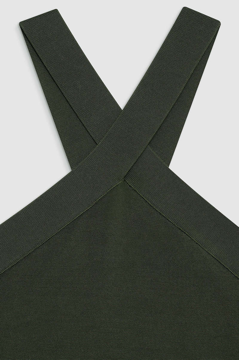 Anine Bing Brea Top - Dark Olive
