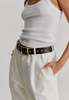 BRIE LEON Everyday Buckle Belt - Chocolate - Thumbnail 2