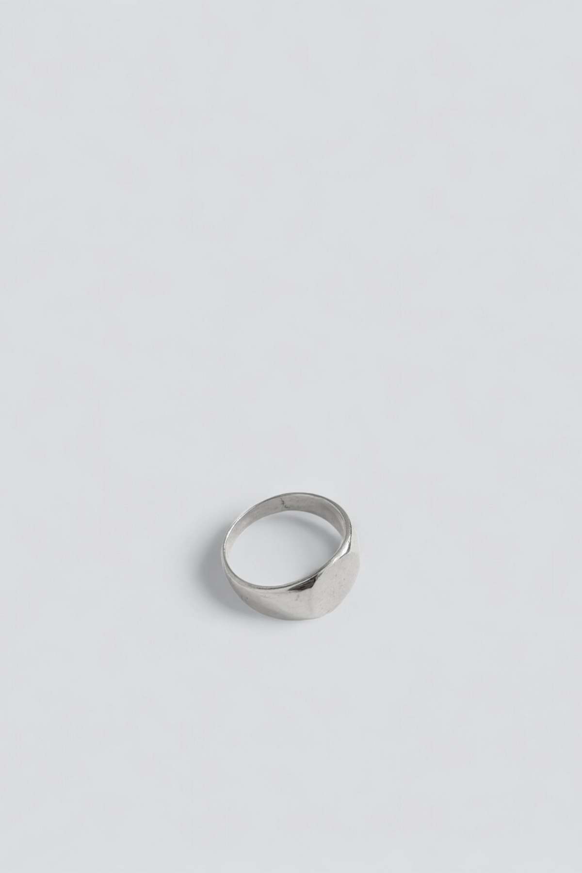 Sterling Silver Plain Signet Ring | Stewart Dawsons