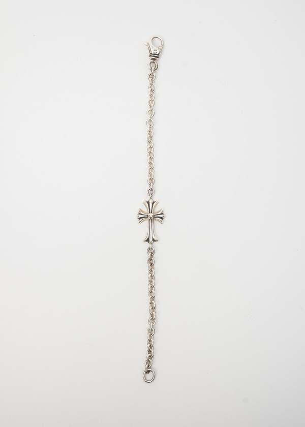 chrome hearts Chain Large Baby Fat Cross Bracelet - Silver