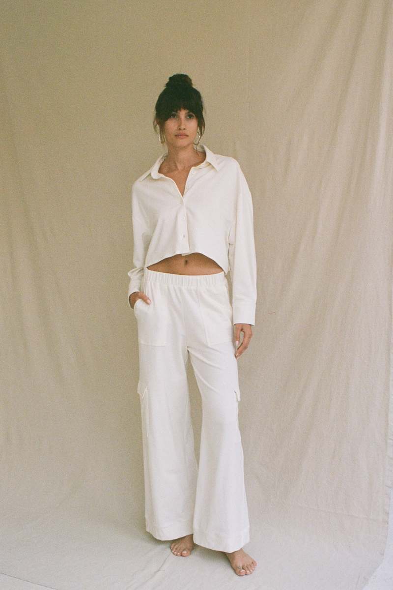 Bahhgoose Cargo Pant - Oatmeal Bahhgoose Cargo Pant - Oatmeal