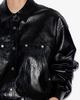 isabel marant etoile Abelia Leather Style Shirt - Black - Thumbnail 2