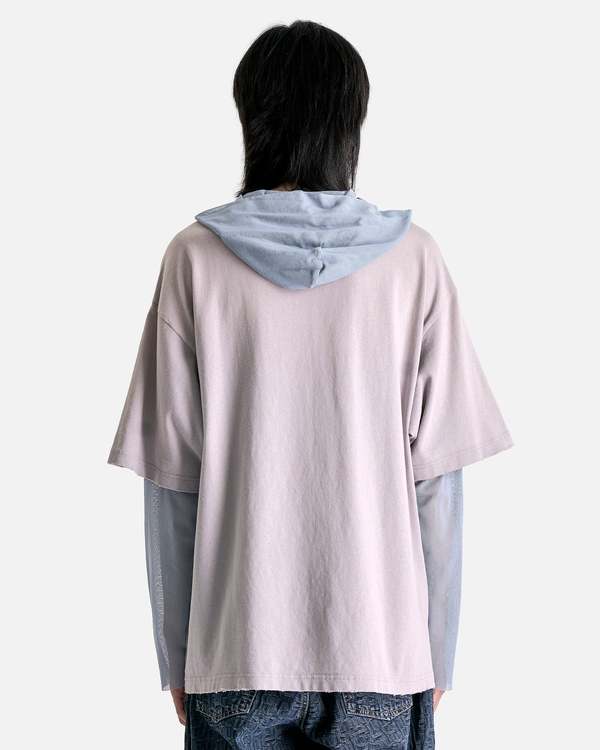 Acne Studios Edlund Logo Necklace T-Shirt - Warm Grey | Garmentory