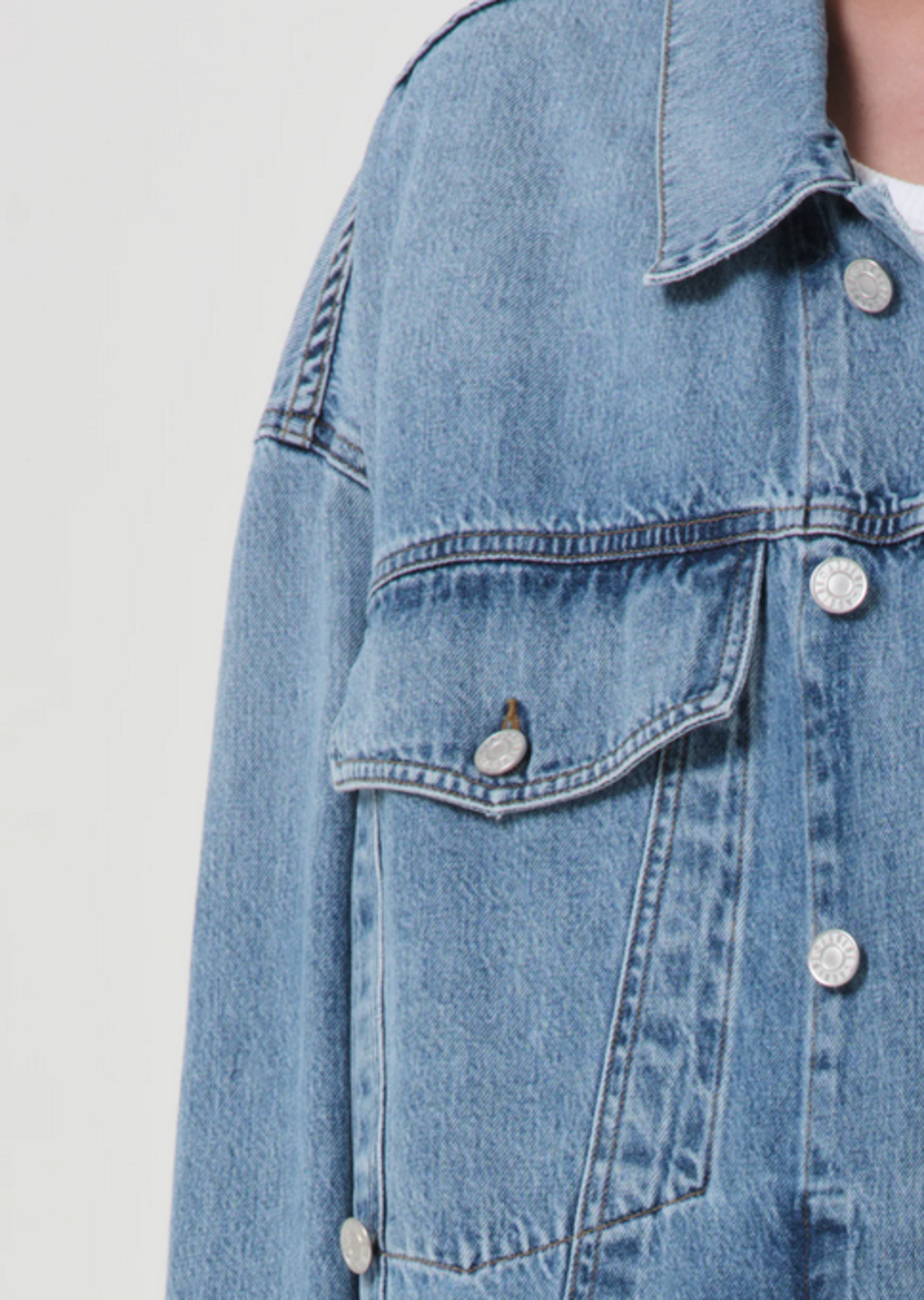 AGOLDE Reworked Wayne Jacket - Clarity - Image 5 of 5