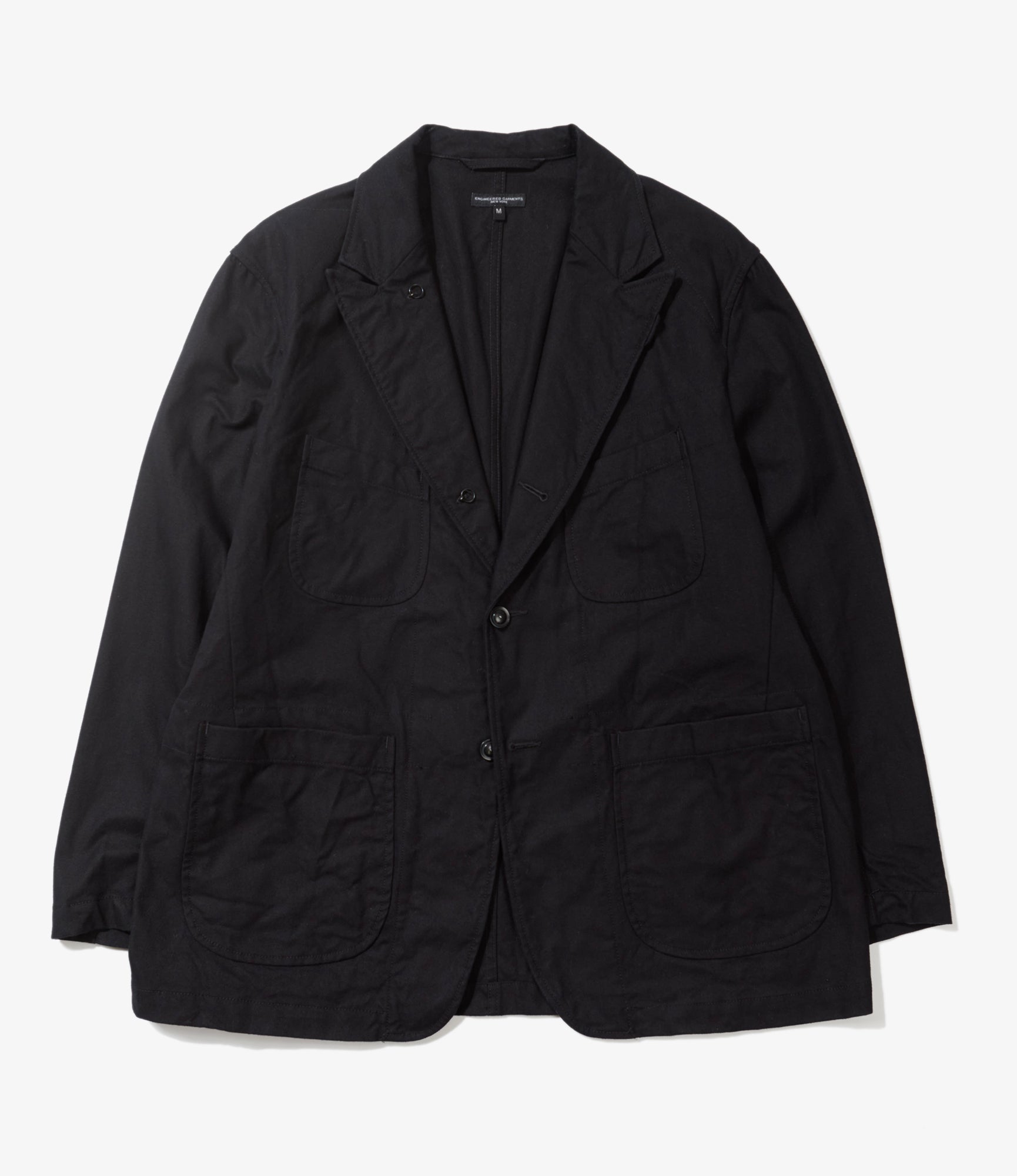 Engineered Garments Cotton Brushed HB Bedford Jacket - Black