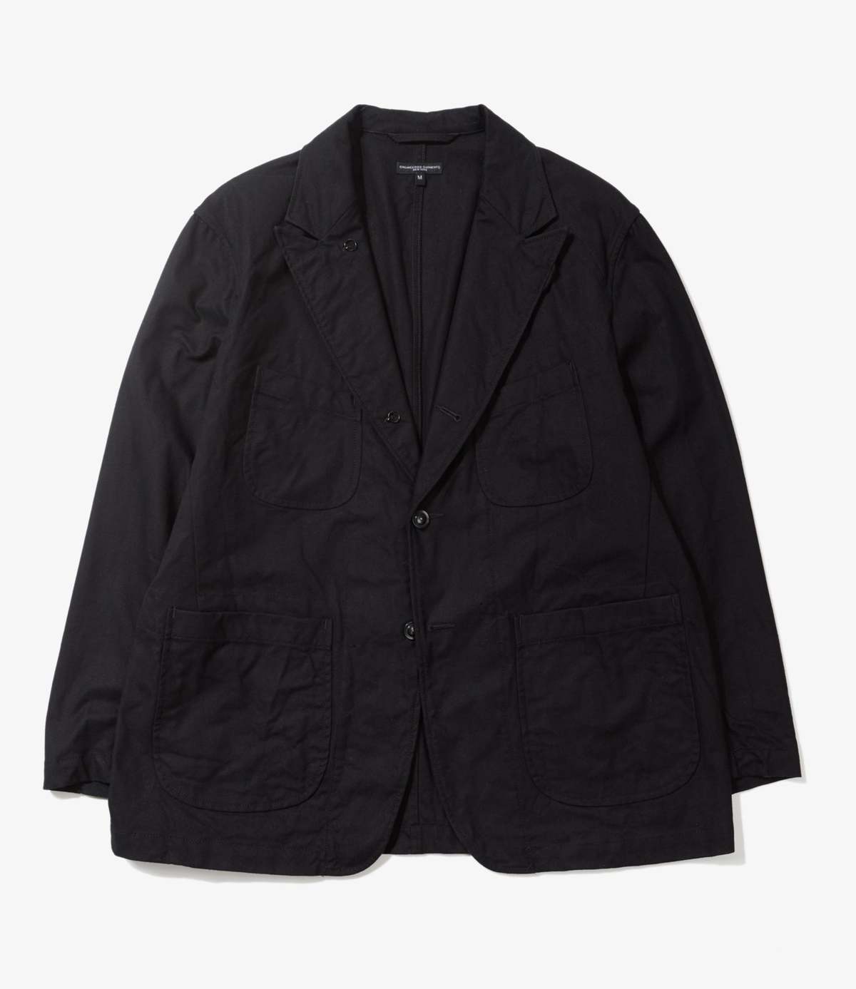 Engineered Garments Cotton Brushed HB Bedford Jacket - Black