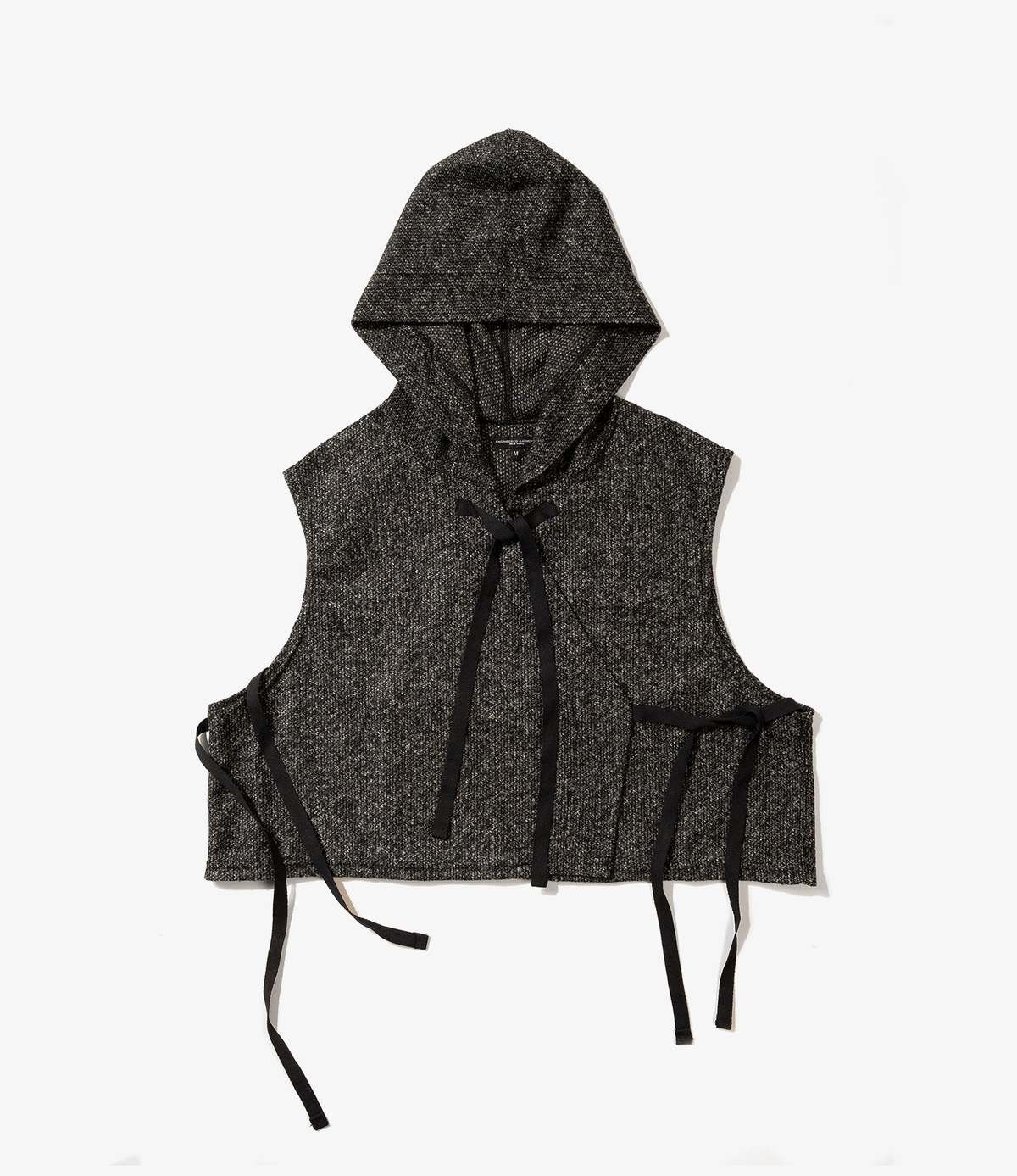 Engineered Garments Hooded Knit Vest - Charcoal | Garmentory
