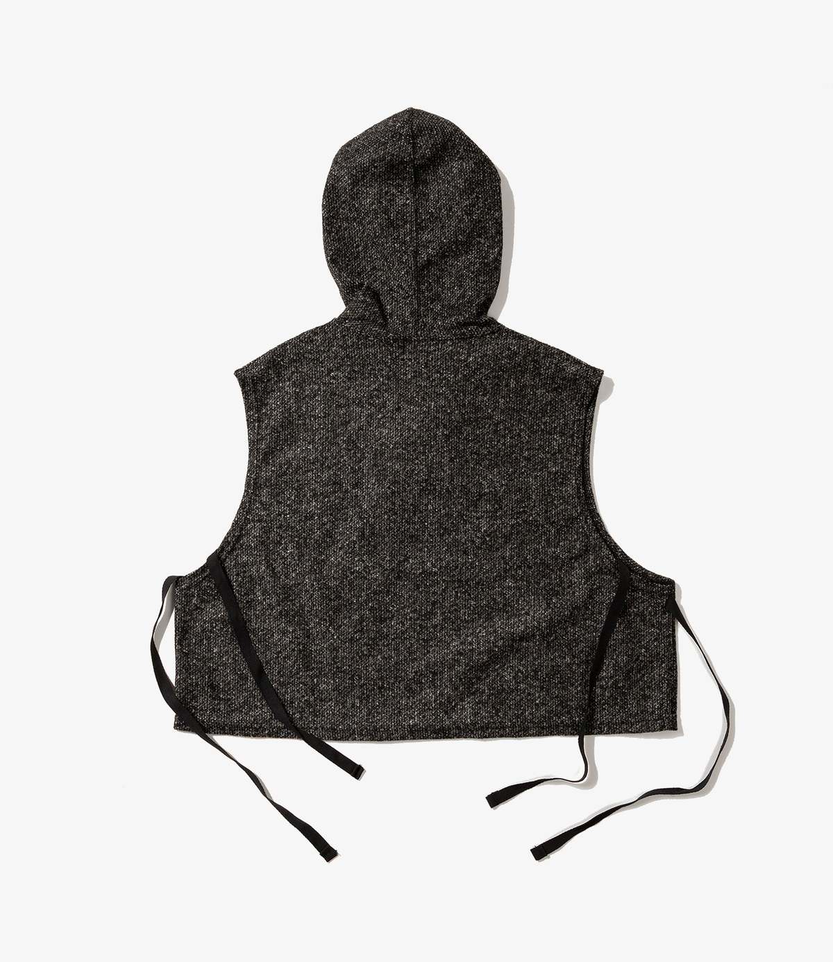 Engineered Garments Hooded Knit Vest - Charcoal | Garmentory