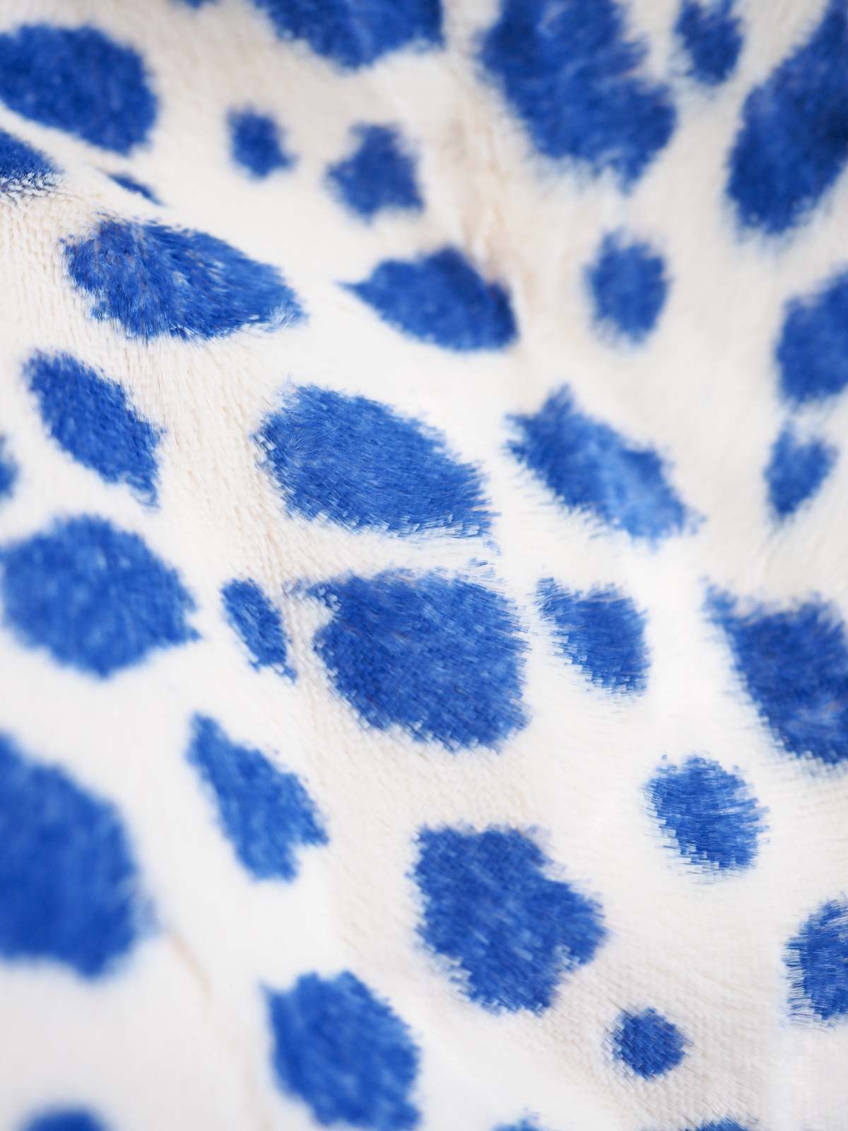 Maryam Nassir Zadeh Leopard One Shoulder Mini Dress - Blue/White - Image 2 of 5