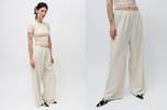 Baserange Undyed Stoa Pants - White - Thumbnail 3