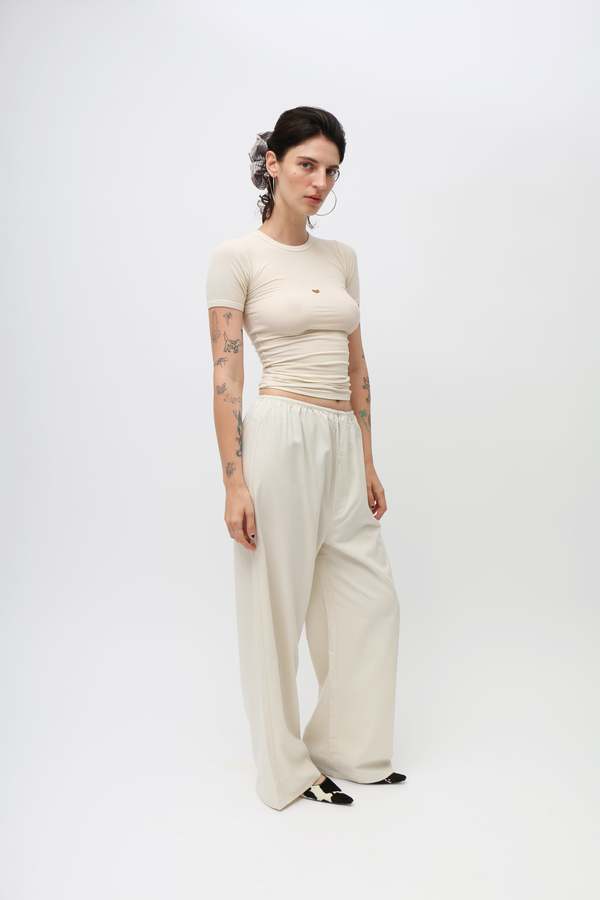 Baserange Undyed Stoa Pants - White