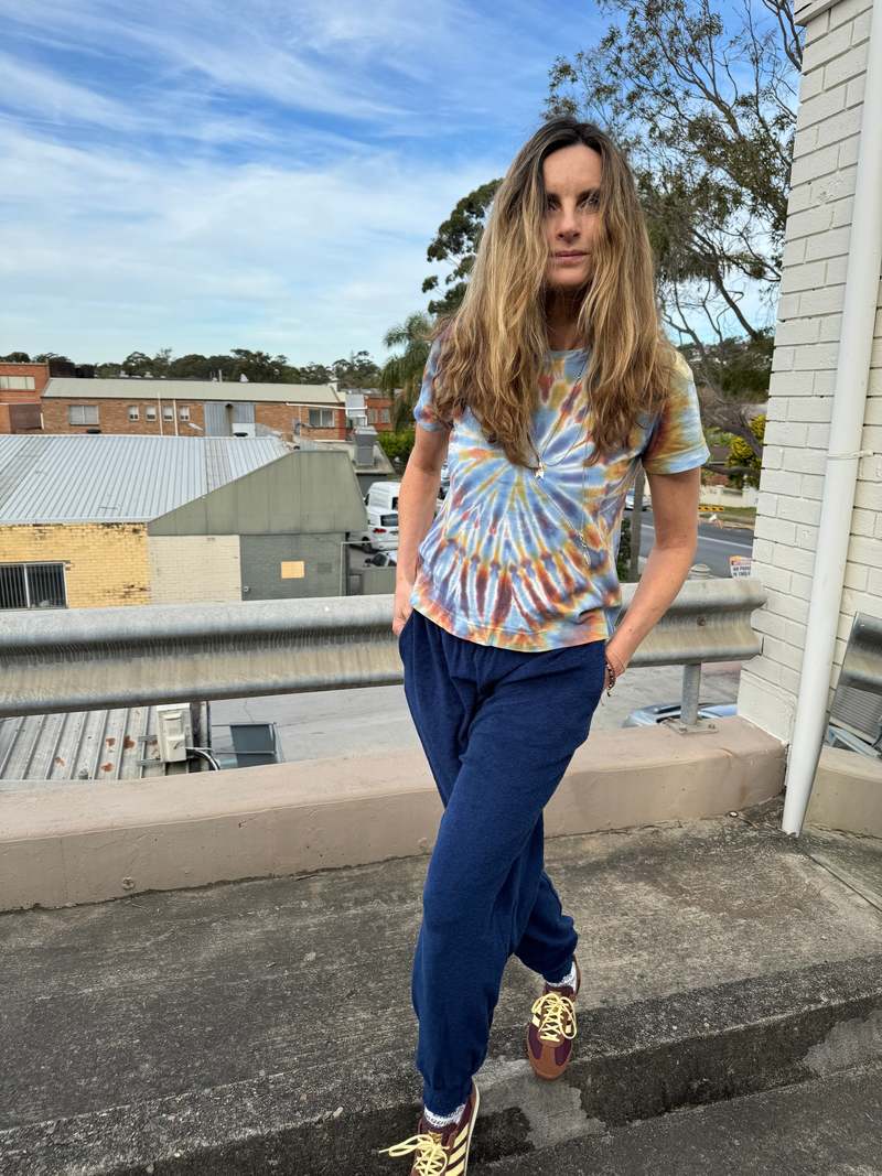 Fashion Raquel Allegra Clothing Raquel Allegra TIE DYE TEE TIE DYE