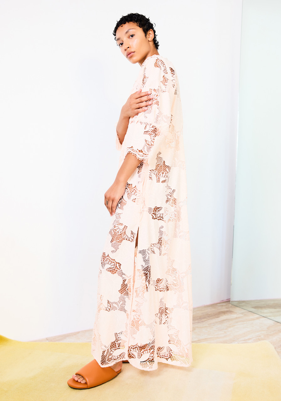 ワンピース Mary raglan long dress AM1629 Mr-Larkin-Maeve-Dress---Pale-