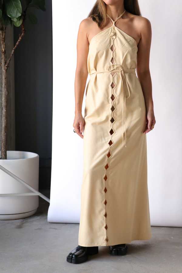 ワンピース BASERANGE CESSA LIGO DRESS Baserange Cessa Ligo Dress - Tooth White | Garmentory