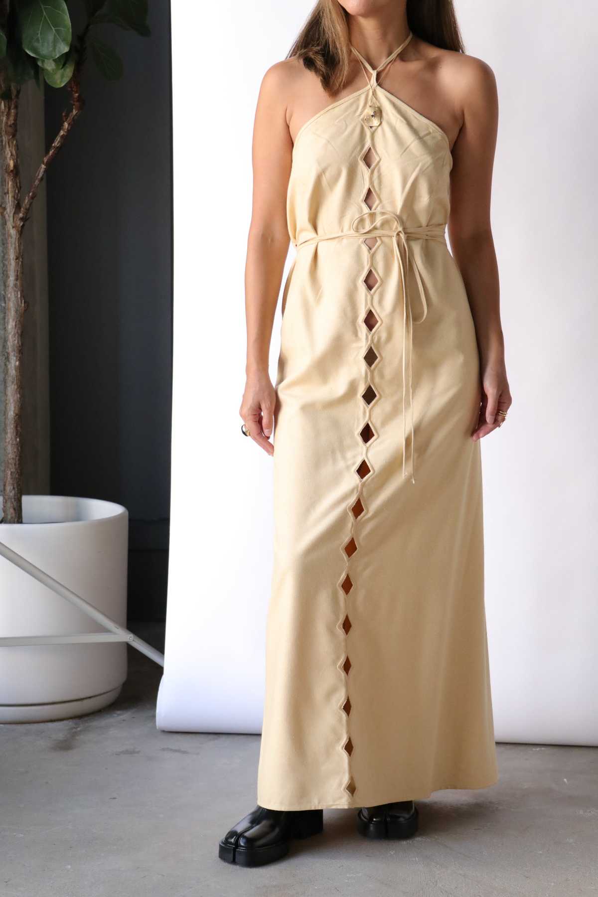 【新品】BASERANGE CESSA LIGO DRESS Cessa Ligo Dress in Tooth White | Wild silk | en | Baserange