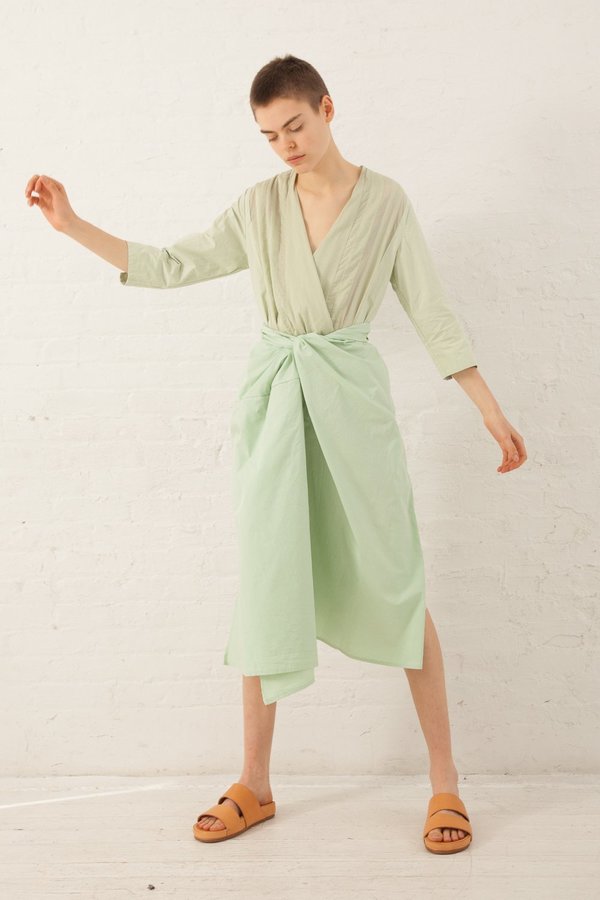jade cotton dress CO Women's Draped Back Dress - Green - Size M