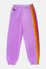 Kids Aviator Nation 5 Stripe Sweatpants - Neon Purple - Thumbnail 2