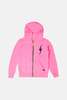 Kid's Aviator Nation Bolt Zip Hoodie sweater - Neon Pink - Thumbnail 1