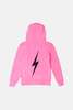 Kid's Aviator Nation Bolt Zip Hoodie sweater - Neon Pink - Thumbnail 2