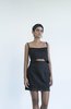 K M by L A N G E Roshen Fountain Crop Top - Black - Thumbnail 10