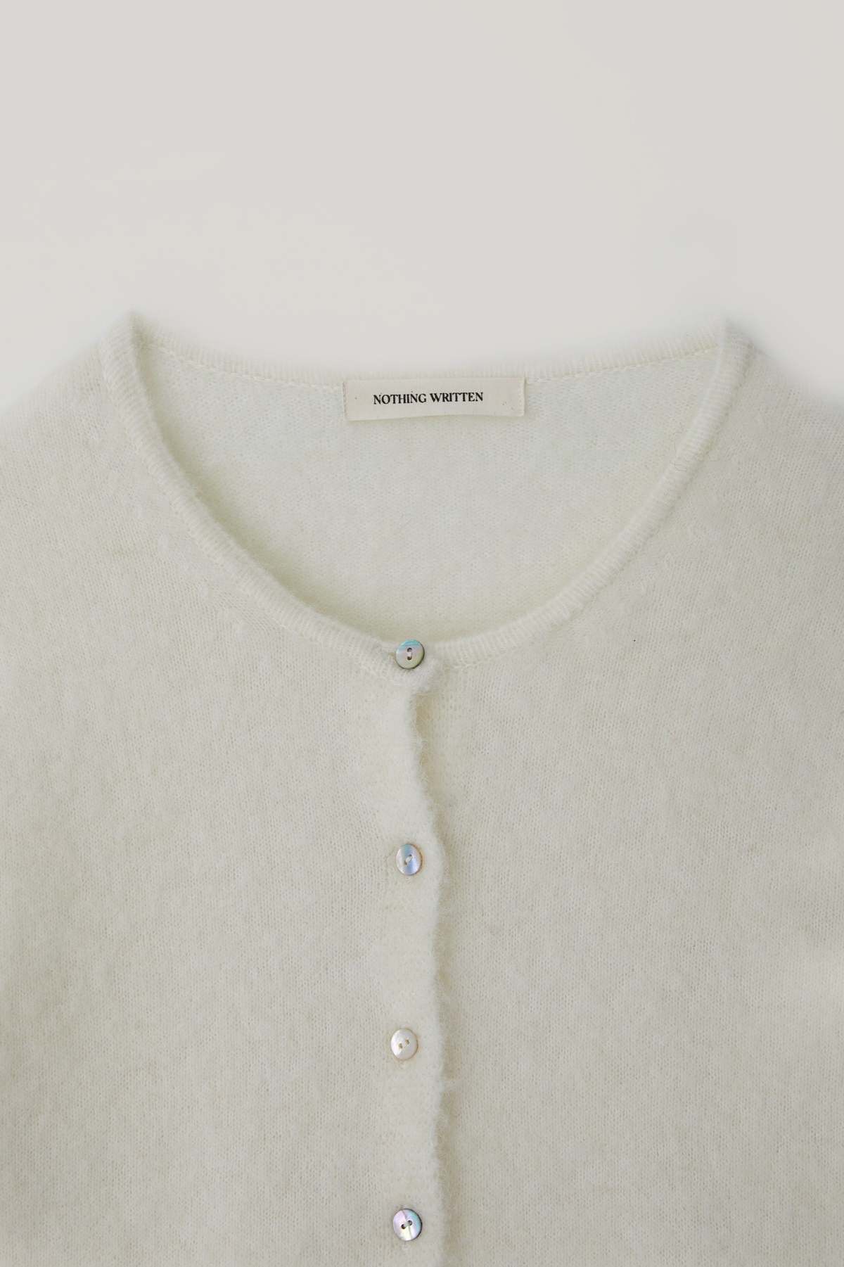 アウターその他 PARTIMENTO Badge gift alpaca mohair knit round cardigan beig Champagne Cardigan by PetiteKnit, No 1 + Silk mohair kit