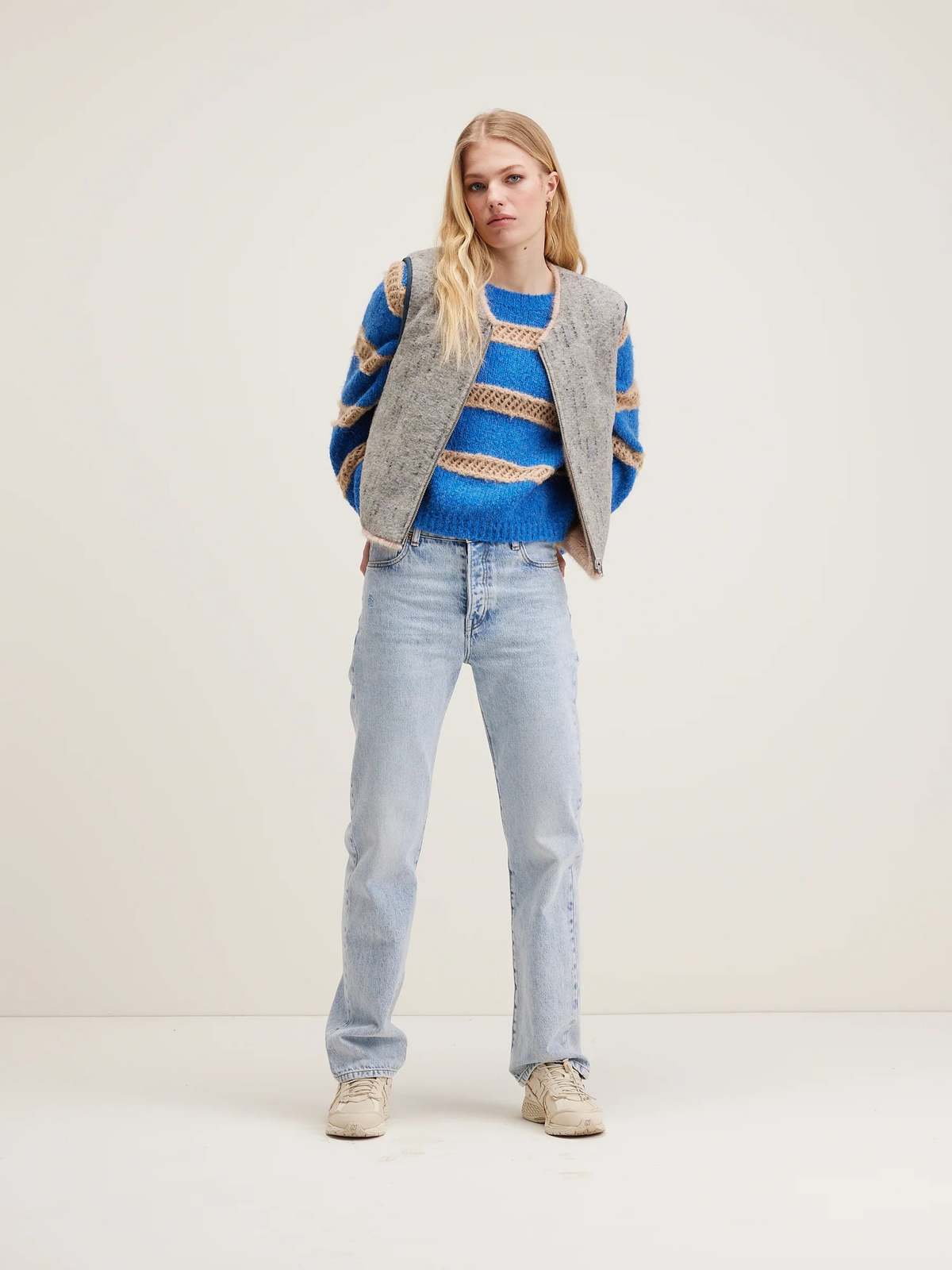 Bellerose Roft Sweater - Sea | Garmentory