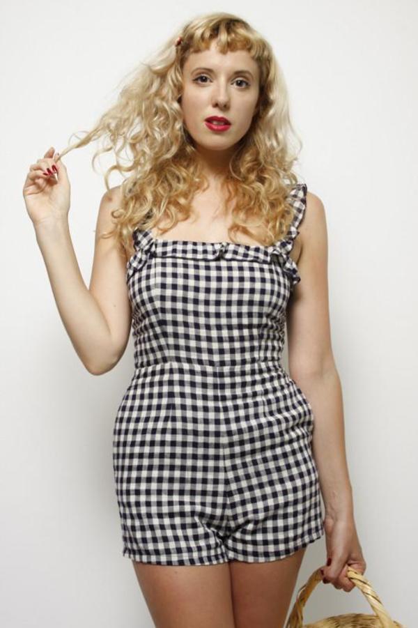 Capulet Portia Romper - Navy Gingham Capulet Portia Romper - Navy Gingham