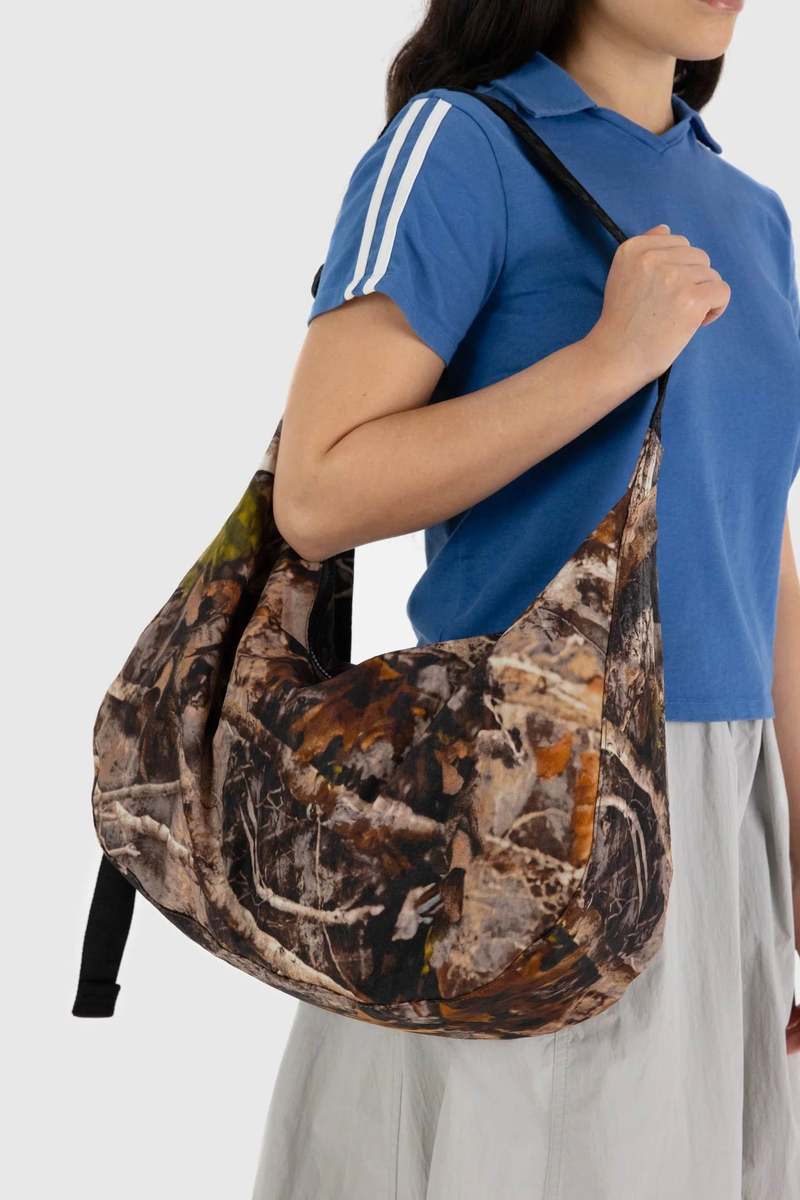BAGGU Large Nylon Crescent Bag - Photo Forest | Garmentory