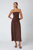NIA Santal Dress - Nutshell Brown - Thumbnail 1