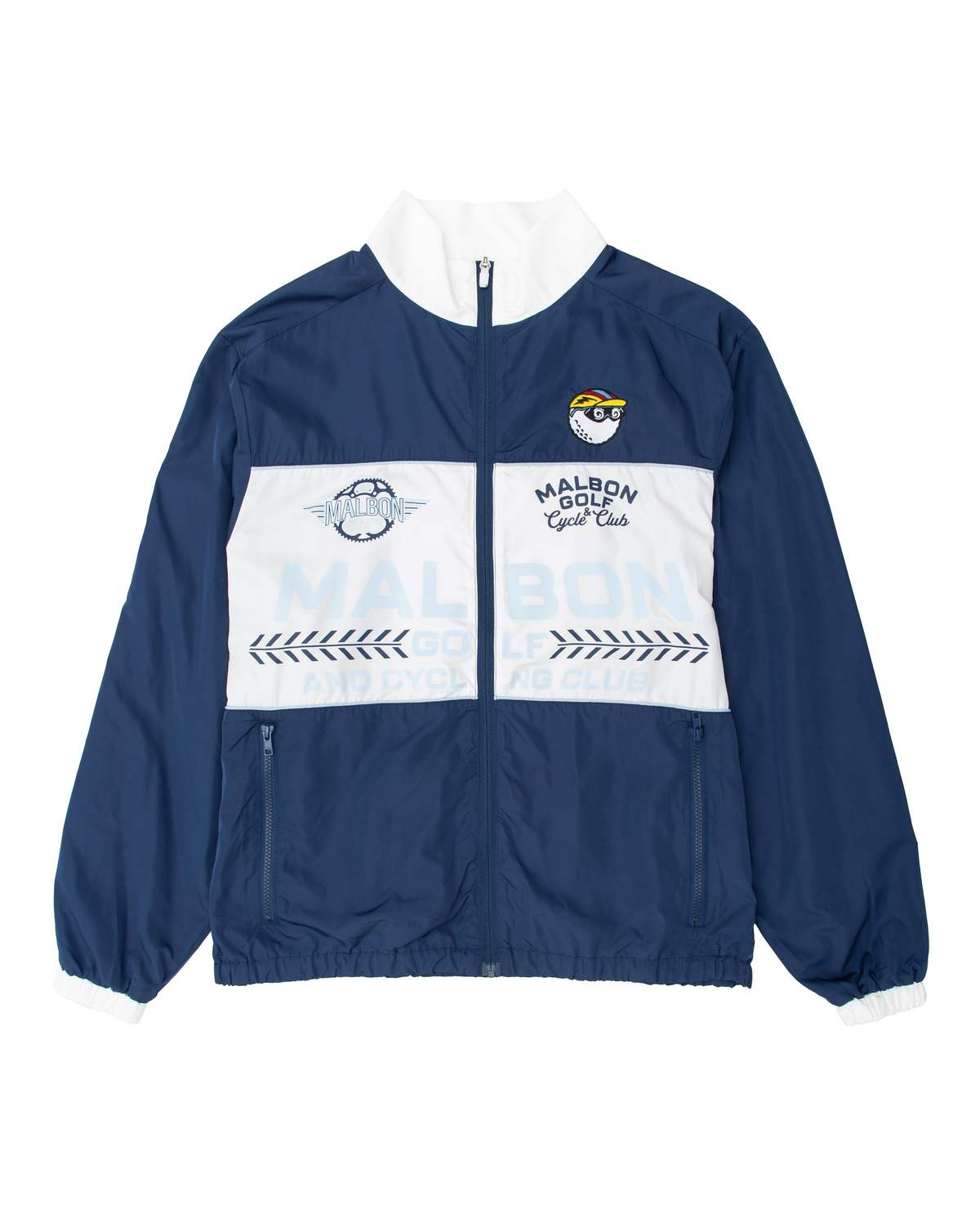 Malbon Golf GOLF & CYCLE CYCLE BADGE ポケット Tシャツ 送料込 快適◎【Malbon Golf】ゴルフ＆サイクル バッジポケットTシャツ