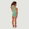 Kids The Set High Neck One Piece Swimsuit - Mint - Thumbnail 3