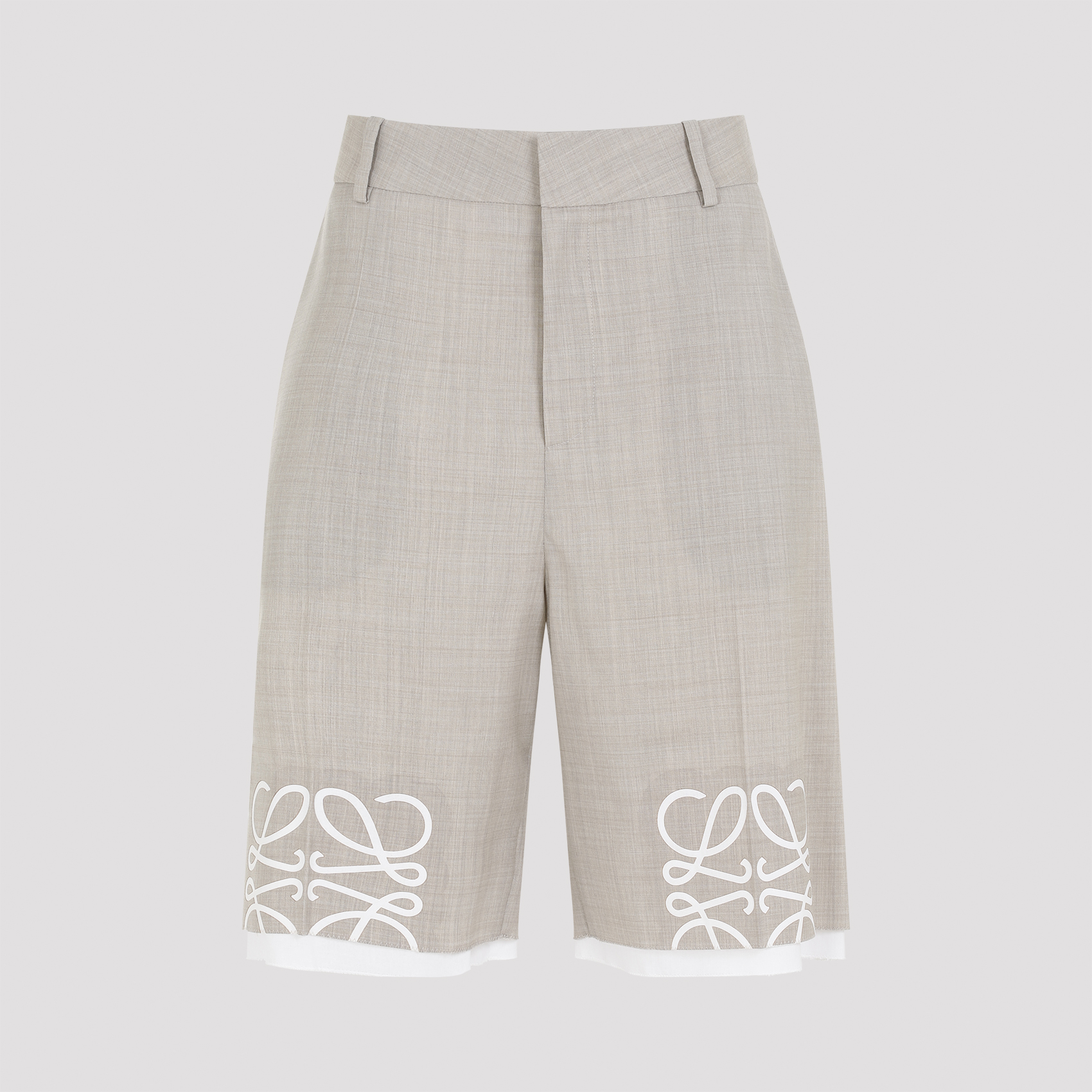 Loewe Anagram Shorts - Light Beige Melange | Garmentory