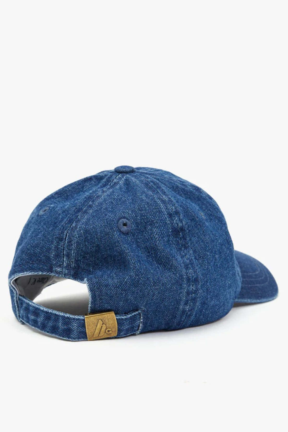 NEW CLARE V. unisex oui oui baseball cap hat in denim Clare V. Trucker Hat - Oui - Navy w/ White - Bliss Boutiques main image 3