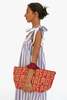 Clare V. Bateau Tote - Raffia Poppy Pas Mal - Thumbnail 2