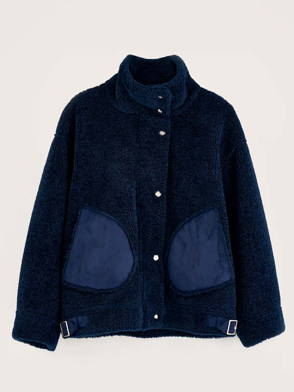 Bellerose Edwige Fleece Jacket - Naval | Garmentory