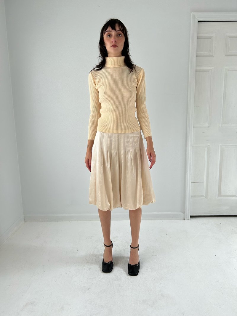 Green Wave Cloud Skirt