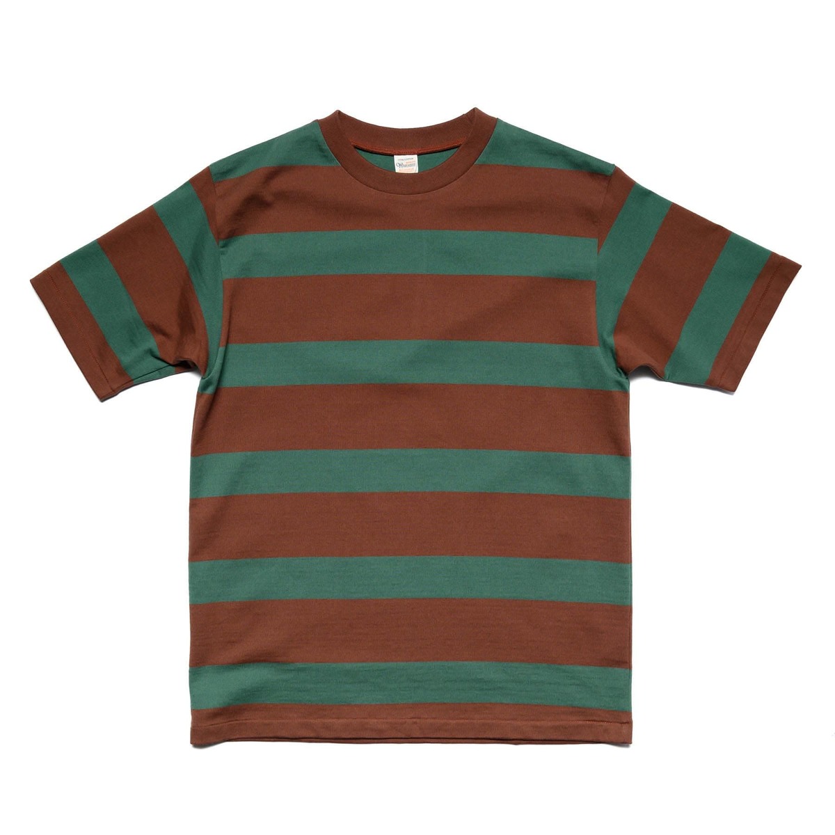 G&F Co. CORD STRIPE TEE GREENサイズ42 G&F Co._CORD STRIPE TEE_GREEN – JeansShopSpiral