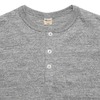 Warehouse & Co. 4601 Henley Tee - Heather Grey - Thumbnail 2