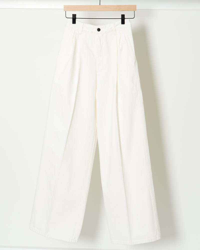 Kallmeyer Deep Pocket Wide Jean - Salt White | Garmentory