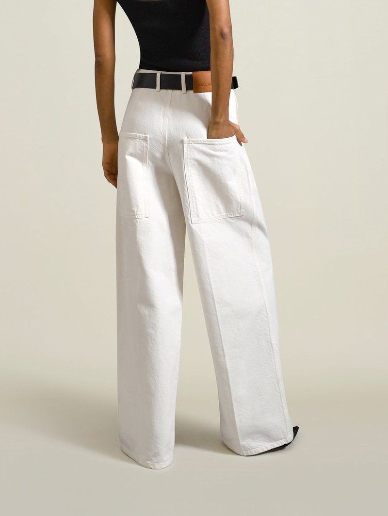 新品 KALLMEYER DEEP POCKET WIDE LEG DENIM Kallmeyer Deep Pocket Wide Jean - Salt White | Garmentory