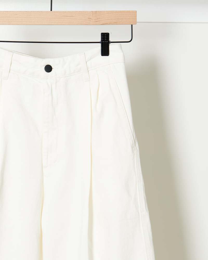 Kallmeyer Deep Pocket Wide Jean - Salt White | Garmentory